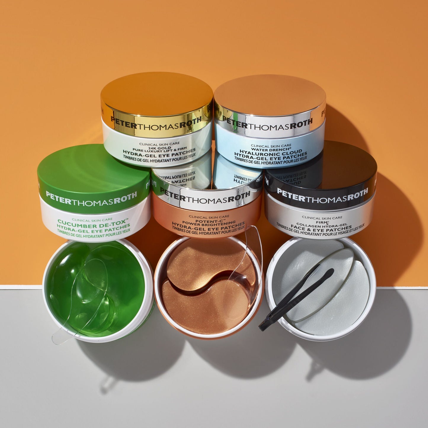 FIRMx Collagen Hydra-Gel Face & Eye Patches|90 patches / 2 shapes